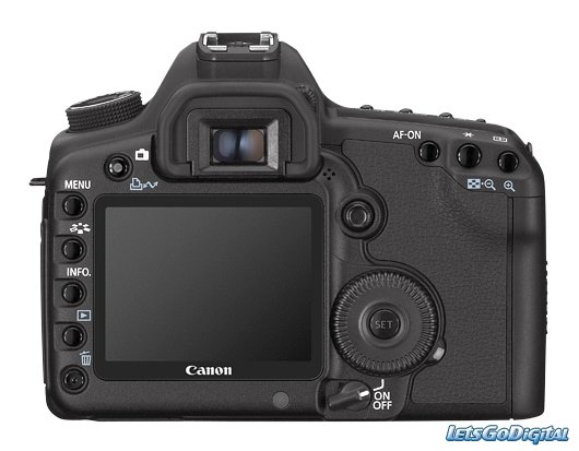 EOS 5d mk II back